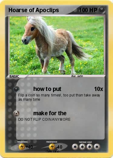 Pokemon Hoarse of Apoclips