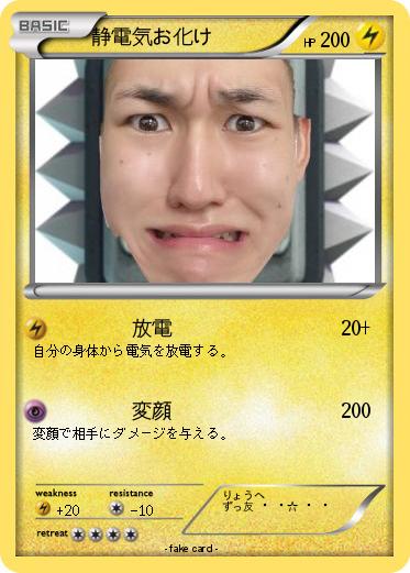 Pokemon 静電気お化け