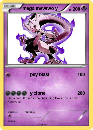 Pokemon mega mewtwo y