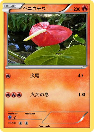 Pokemon ベニウチワ
