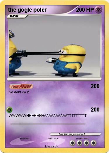 Pokemon the gogle poler