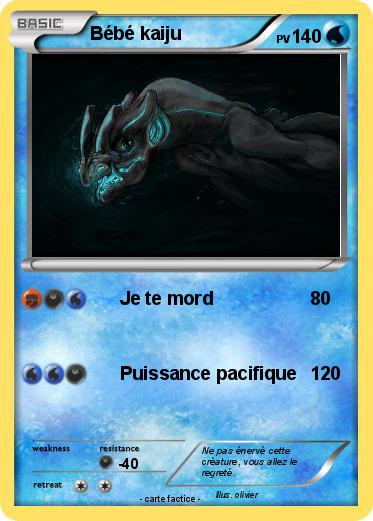 Pokemon Bébé kaiju