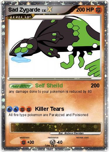 Pokemon Sad Zygarde
