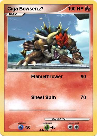 Pokemon Giga Bowser
