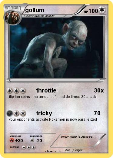 Pokemon gollum