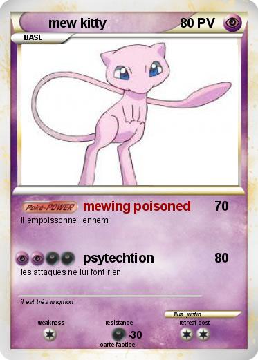 Pokemon mew kitty