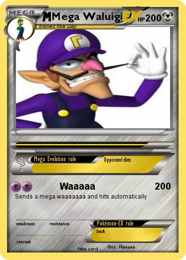 Pokemon Mega Waluigi