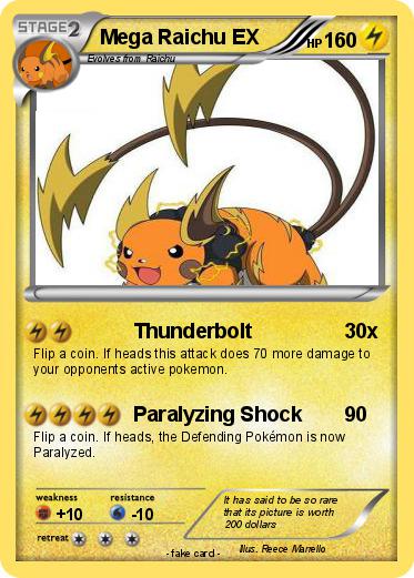 Pokemon Mega Raichu EX