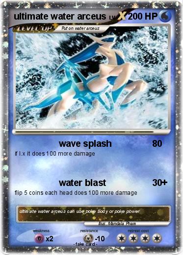Pokemon ultimate water arceus