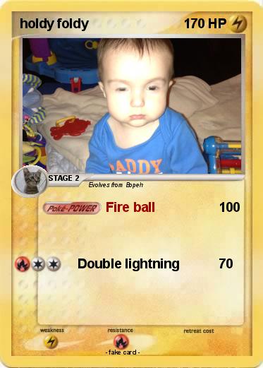 Pokemon holdy foldy