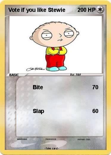 Pokemon Vote if you like Stewie