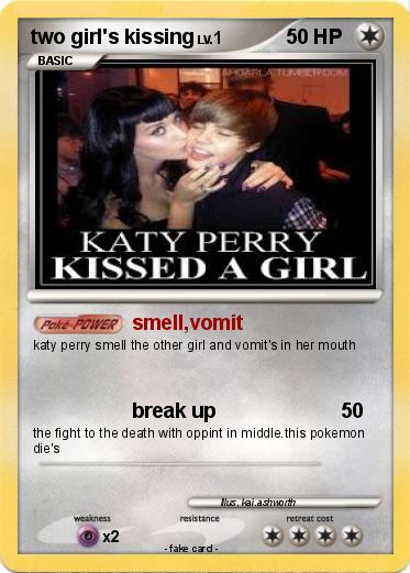 Pokemon two girl's kissing