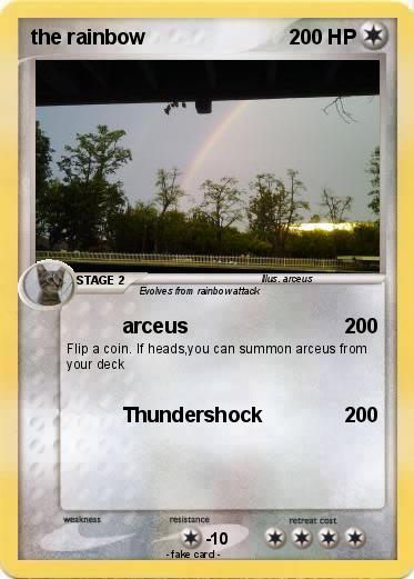 Pokemon the rainbow
