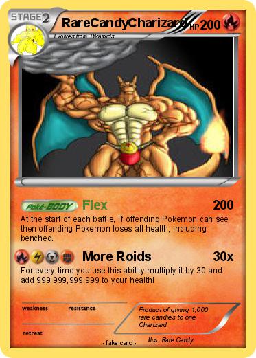 Pokemon RareCandyCharizard
