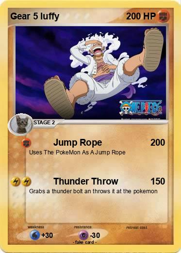 Pokemon Gear 5 luffy