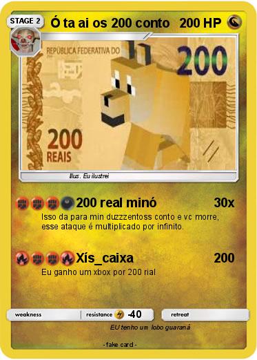 Pokemon Ó ta ai os 200 conto