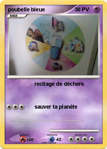 Pokemon poubelle bleue