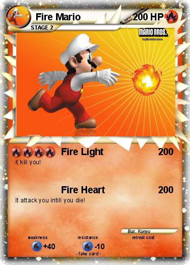 Pokemon Fire Mario