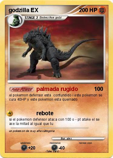 Pokemon godzilla EX
