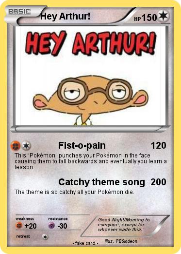 Pokemon Hey Arthur!