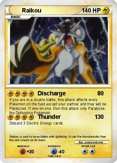 Pokemon Raikou