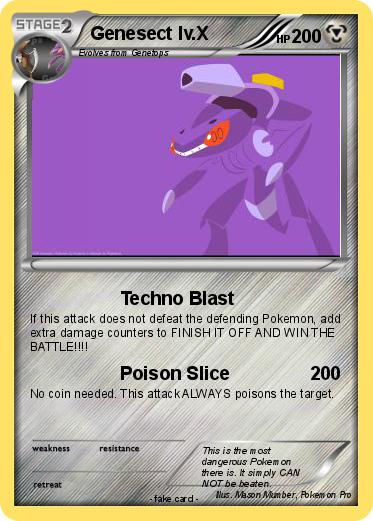 Pokemon Genesect lv.X