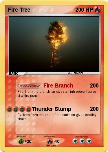 Pokemon Fire Tree