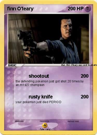 Pokemon finn O'leary