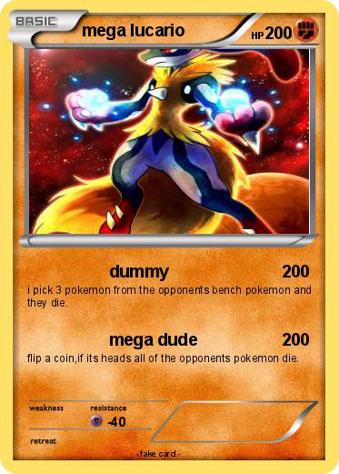 Pokemon mega lucario