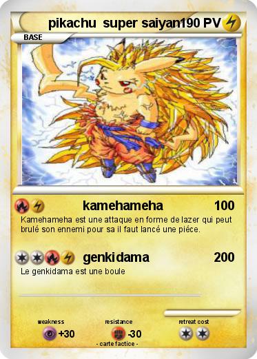 Pokemon pikachu  super saiyan