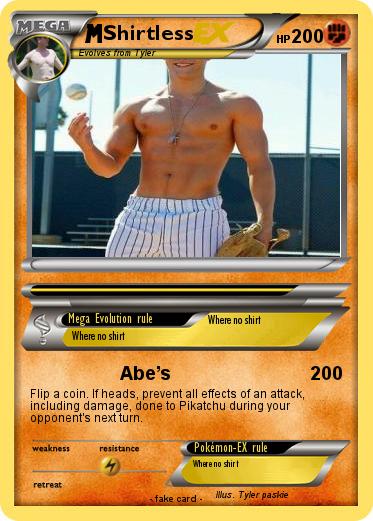 Pokemon Shirtless