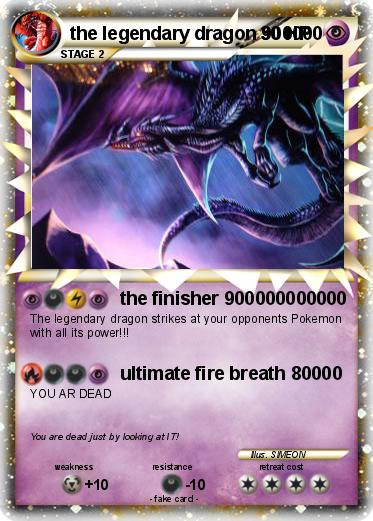 Pokemon the legendary dragon 900000