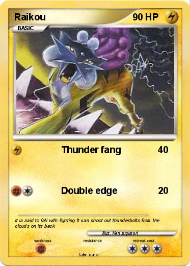 Pokemon Raikou