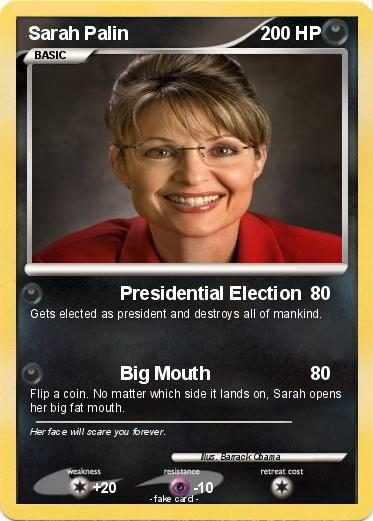 Pokemon Sarah Palin