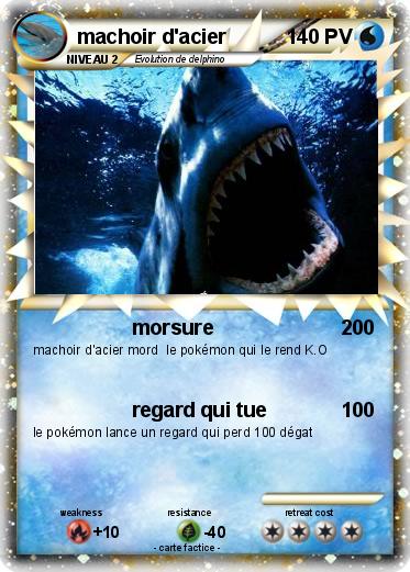 Pokemon machoir d'acier