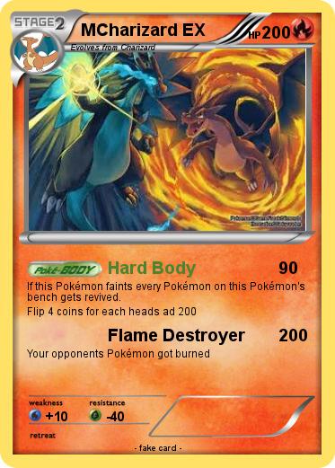 Pokemon MCharizard EX