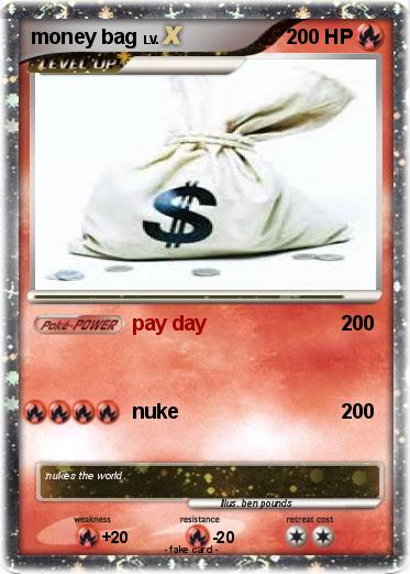Pokemon money bag