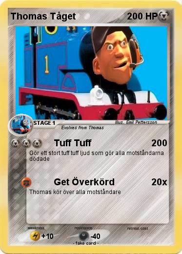 Pokemon Thomas Tåget