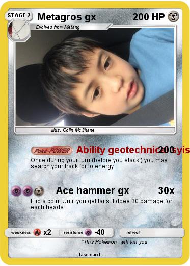 Pokemon Metagros gx