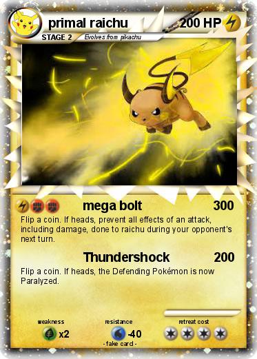 Pokemon primal raichu