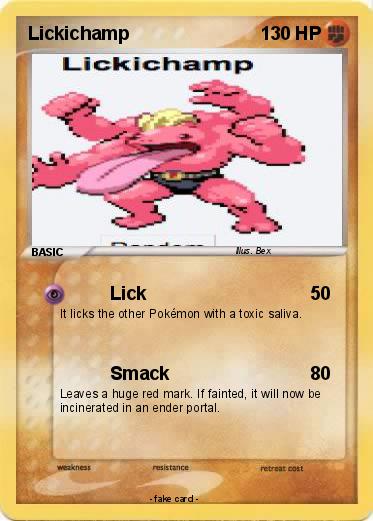 Pokemon Lickichamp