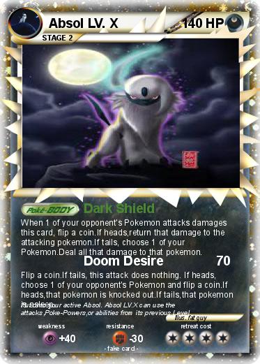 Pokemon Absol LV. X