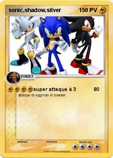 Pokemon sonic,shadow,silver