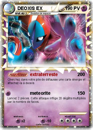 Pokemon DEOXIS EX