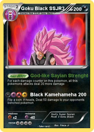 Pokemon Goku Black SSJR3
