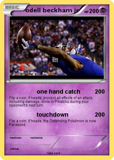 Pokemon odell beckham jr