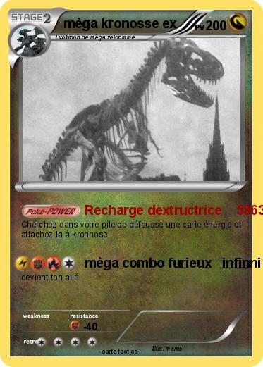 Pokemon mèga kronosse ex