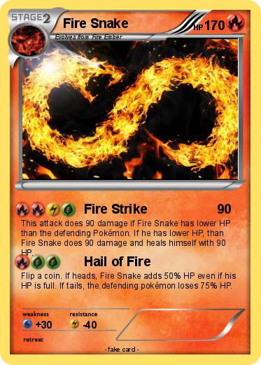 Pokemon Fire Snake