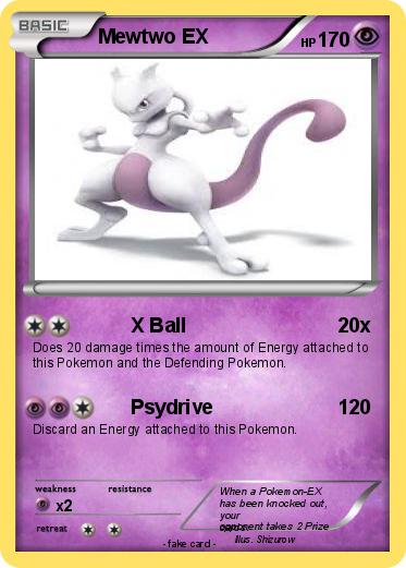Pokemon Mewtwo EX