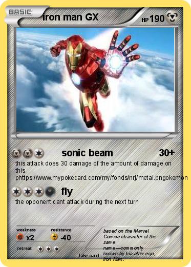 Pokemon iron man GX